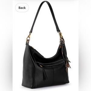 The Sak Black Leather Hobo Bag